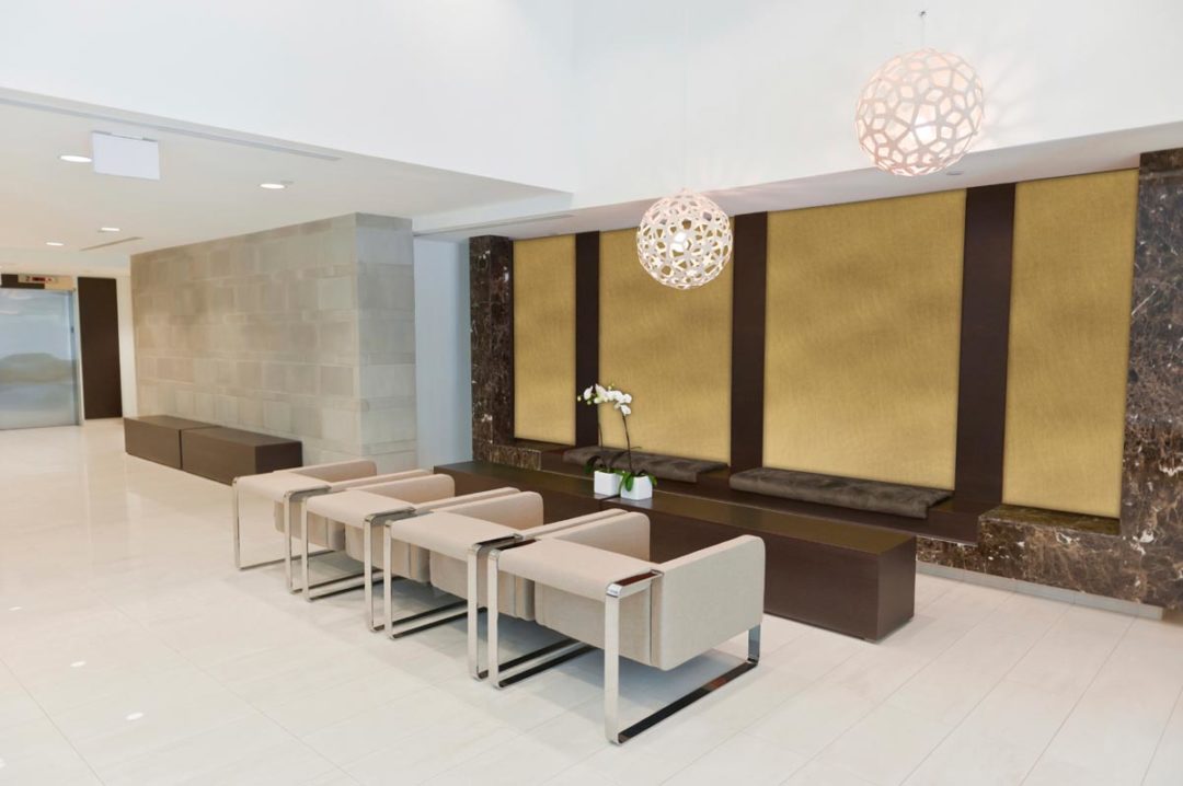 Brass wall panels Chemetal