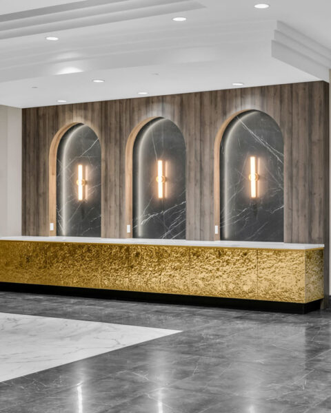 Long bronze 903 Waterworld counter front.