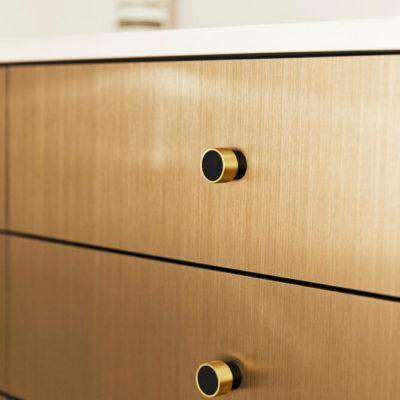 936 Champagne Brass Cabinetry