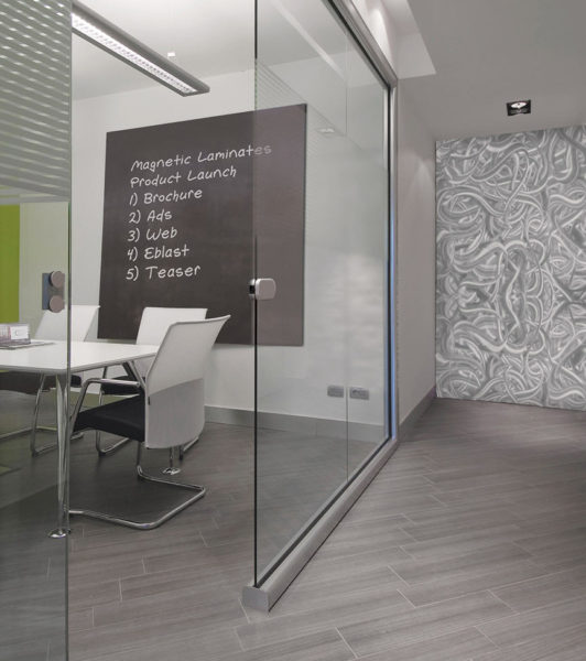 Chemetal 151 Magnetic Chalkboard - conference room