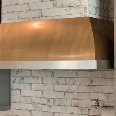 Chemetal 337 Aged Brass -custom range hood