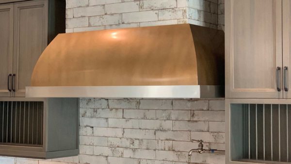 Chemetal 337 Aged Brass -custom range hood