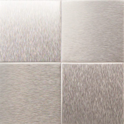 Chemetal 702 Brushed Aluminum - 4UP Tiles