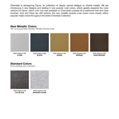 Chemetal 2025 555 Sapporo Colorways