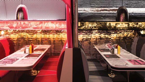 Chemetal - diner booth - side by side