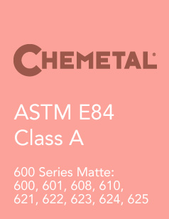 Chemetal Tech Info - ASTM E84 Class A 600 Series Matte
