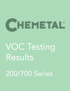 Chemetal Tech Info - VOC Testing Results 200/700 Series
