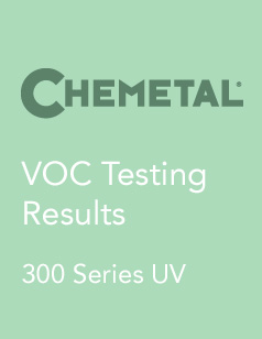 Chemetal Tech Info - VOC Testing Results 300 Series UV