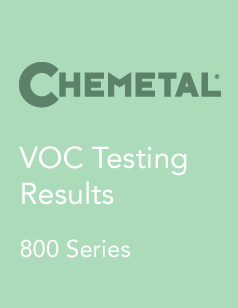 Chemetal Tech Info - VOC Testing Results 800 Series